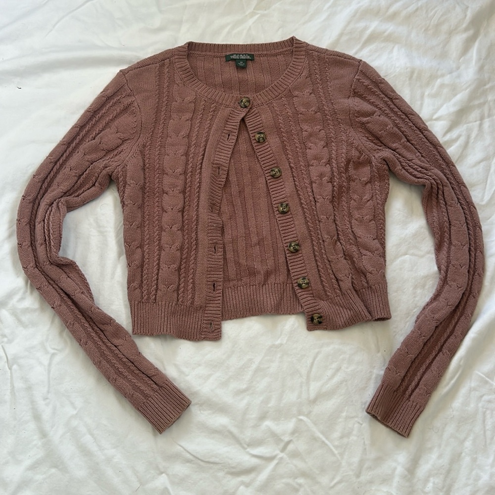 Wild Fable Cute Cable Knit Cardigan